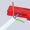 Инструмент для снятия оболочки с плоского и круглого кабеля KNIPEX 16 64 125 SB KN-1664125SB фото 3 — Фирменный магазин Knipex в России